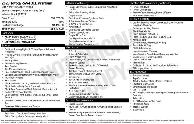 2023 Toyota RAV4 XLE Premium