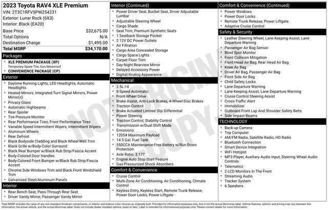 2023 Toyota RAV4 XLE Premium