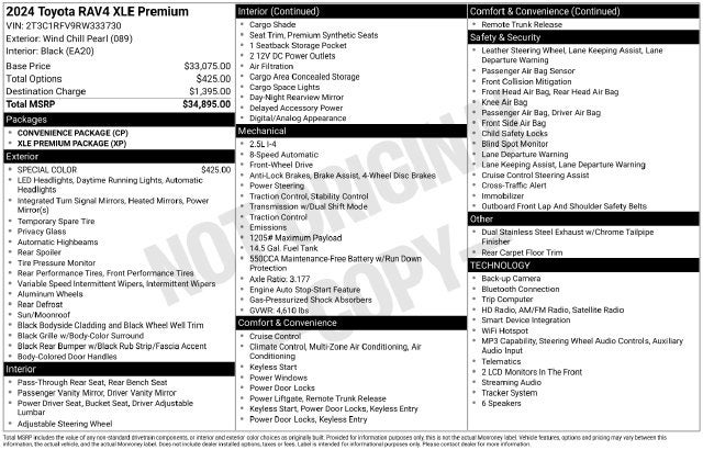 2024 Toyota RAV4 XLE Premium