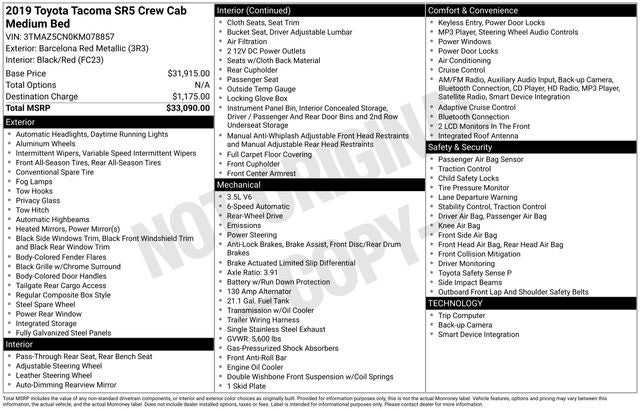 2019 Toyota Tacoma V6