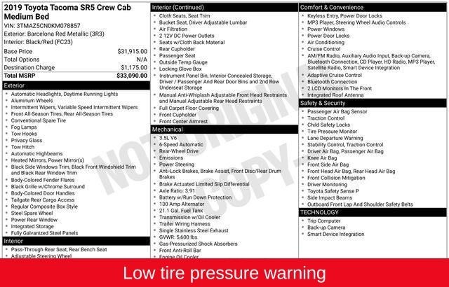 2019 Toyota Tacoma SR5 V6