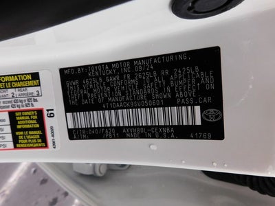 2025 Toyota Camry LE