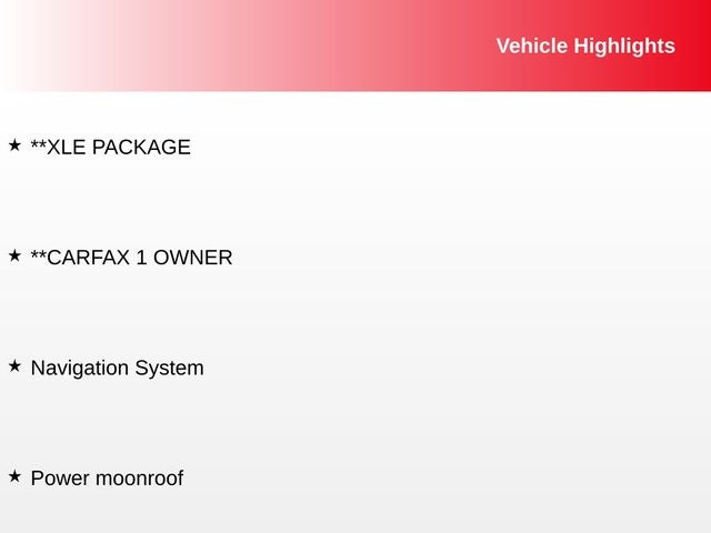 2015 Toyota Highlander XLE V6