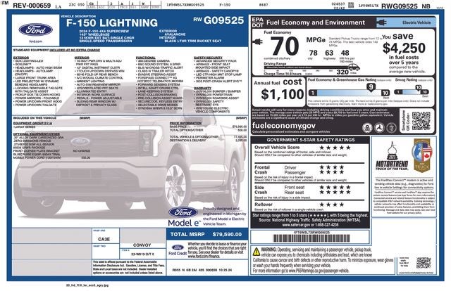 2024 Ford F-150 Lightning Lariat