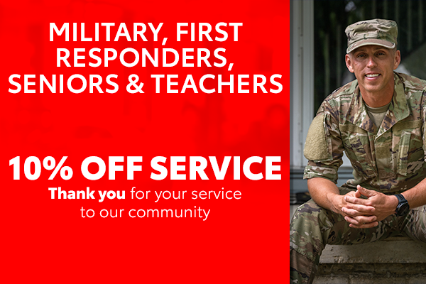 Military, First Responders, Seniors & Teachers