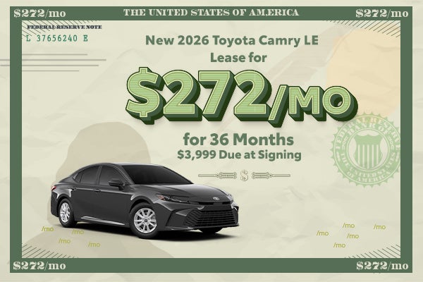 New 2026 Toyota Camry LE