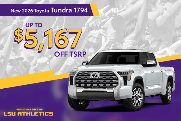 New 2026 Toyota Tundra 1794