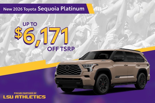 New 2026 Toyota Sequoia Platinum
