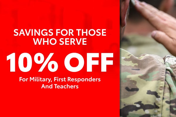 Savings For Those Who Serve